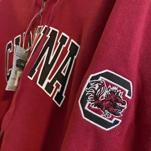 Carolina Embroidered Zip Up Jacket